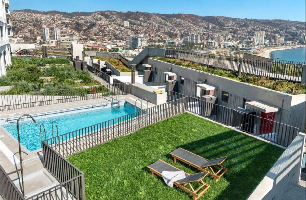 Apartamento Hom I Espectacular Loft Preciosa Vista Al Mar 1713 Valparaíso